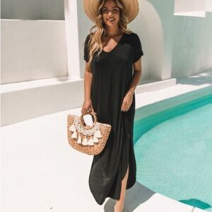 NWOT Black Maxi Dress